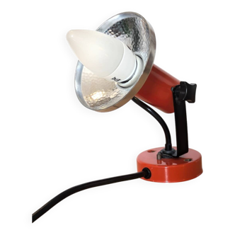 Chrome and orange space age spotlight