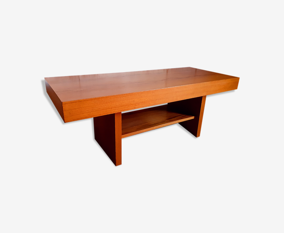 Vintage modernist teak coffee table 60s
