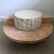 Black-pitched coffee table and faux marble tackle, Italy, 1970