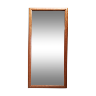 Ancient Burmese teak mirror with rounded edges 81x168cm