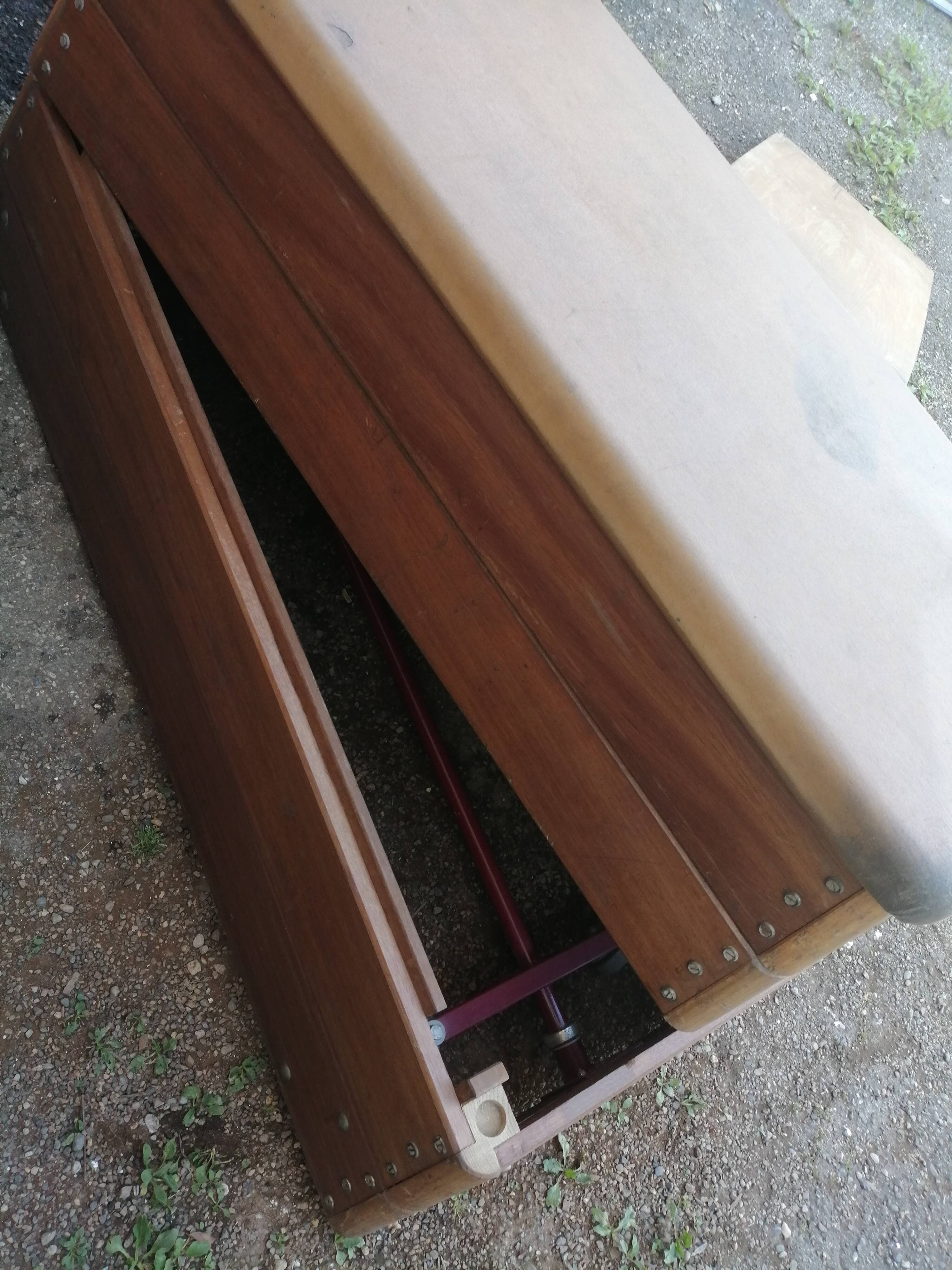 Lot plinth, springboard, gymnastics horse