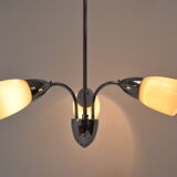 Mid-century Designed Chandelier by Elektroinstala Decin,Czechoslovakia,1970's.