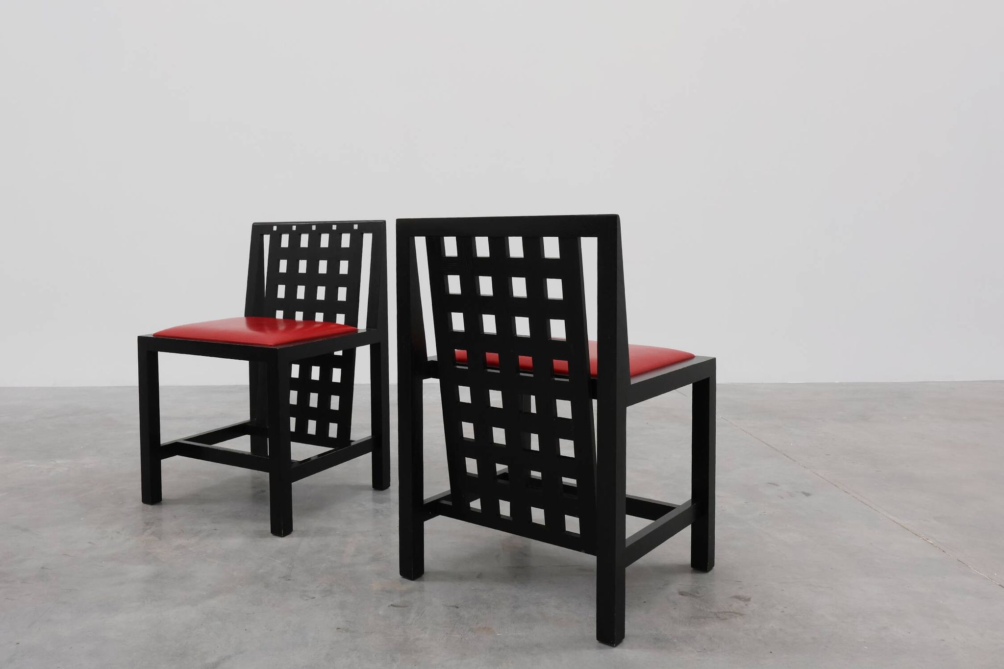 Set of 4 DS3 Dining Chairs by Charles Rennie Mackintosh for Atelier interna