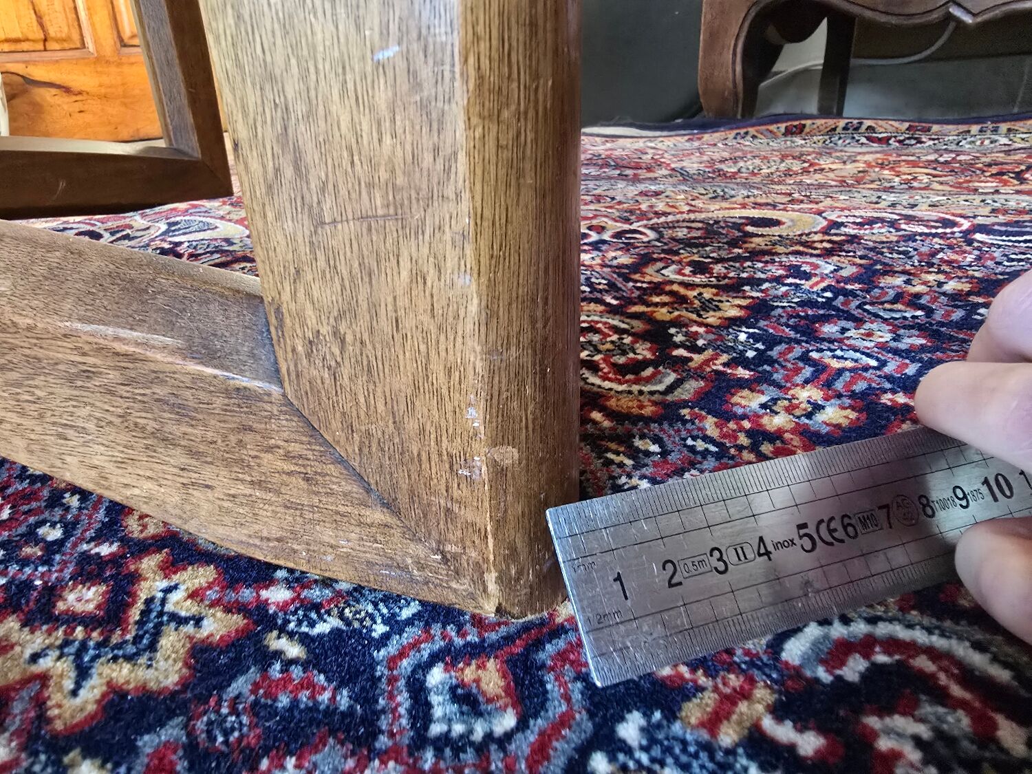 Table de jeu Henredon avec motif de toile d'araignée sur le dessus