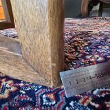 Table de jeu Henredon avec motif de toile d'araignée sur le dessus