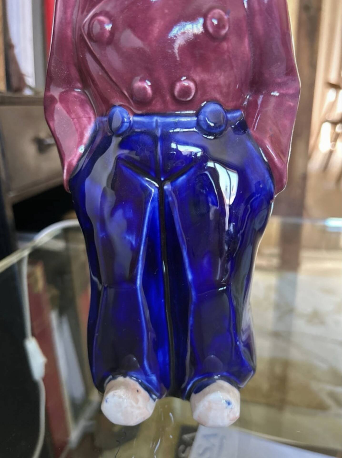 Bouteille en céramique Tchantchès