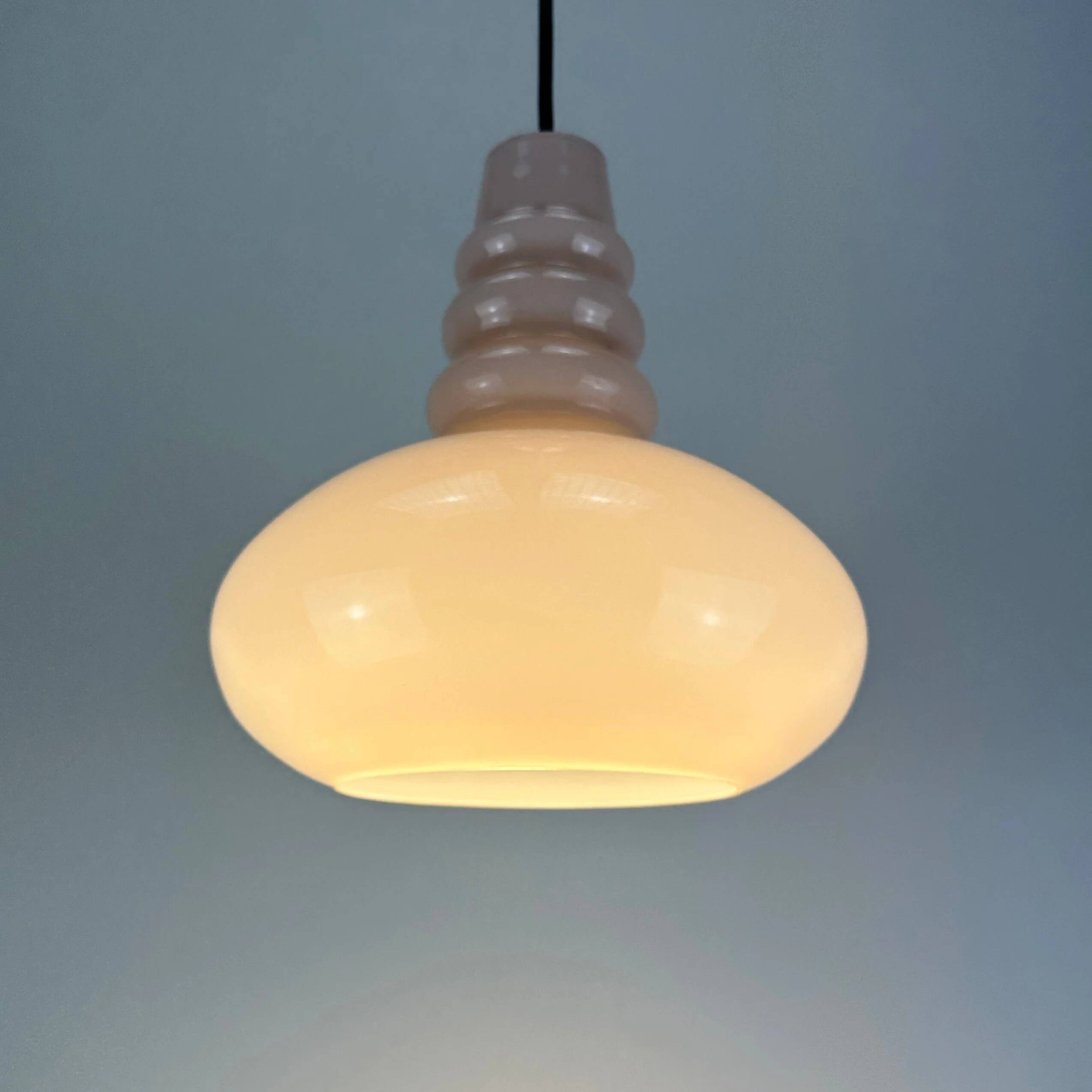 Rare light pink suspension by Peill & Putzler 1960
