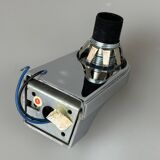 60s 70s Wall Lamp Globe Lamp Chrome & Glass German Space Age Design