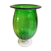 Glass standing vase