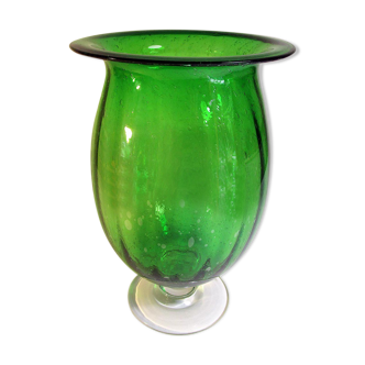 Glass standing vase