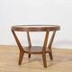 Oak & Glass Coffee Table by Karel Kozelka & Antonin Kropacek for Interior