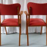 Pair of 50s bridge chairs