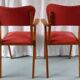 Paire de fauteuils bridge années 50