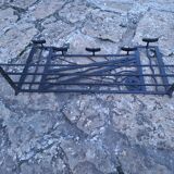 Art Deco wall coat rack