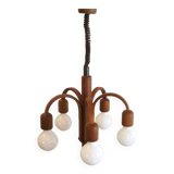 Lampe à suspension Domus en teck design Deens