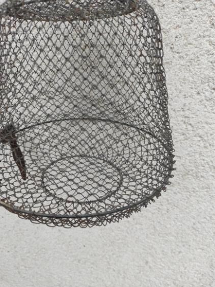 Vintage iron basket