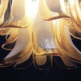 Chandelier 36 vintage cognac elements