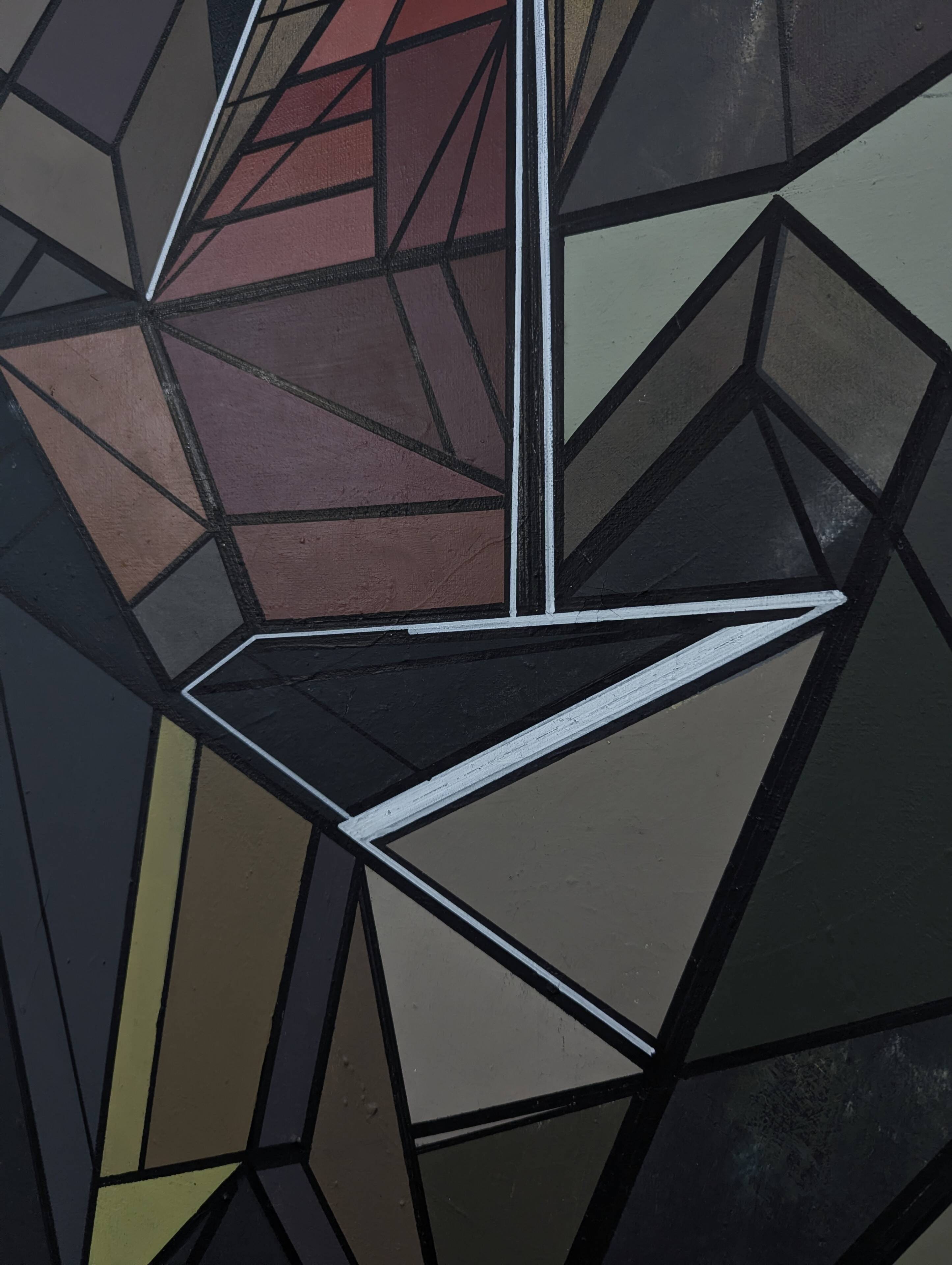 Large abstract painting