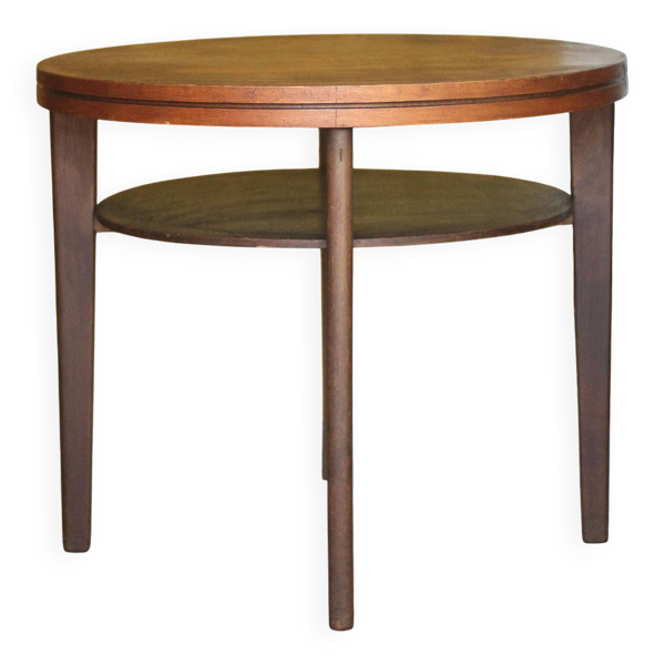 Table vintage, table bois, table 2 étages, table salon, bout de canapé