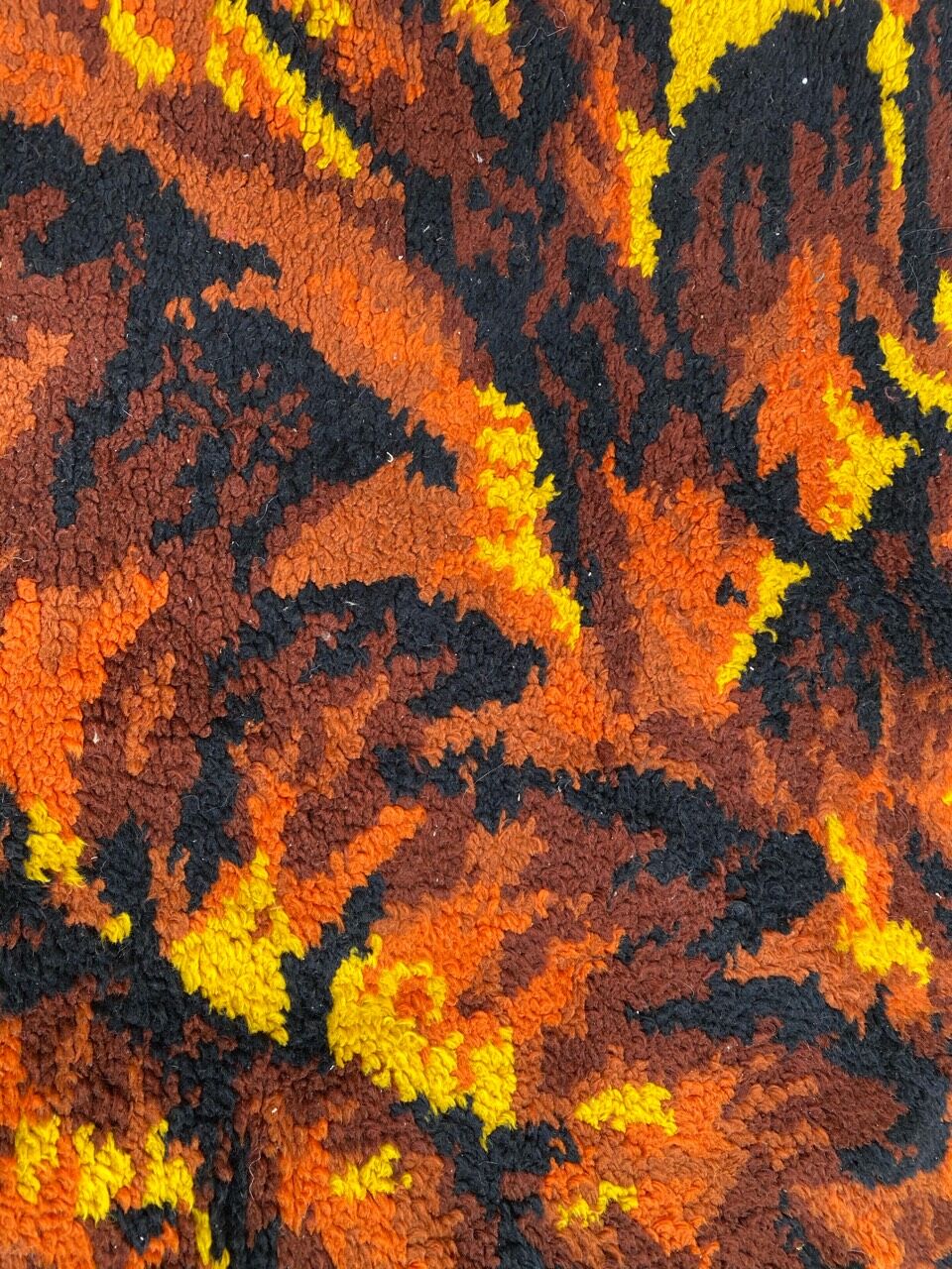 Tapis ancien français art déco 92x180 cm