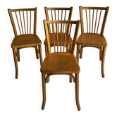 Lot de 4 chaises bistrot Baumann