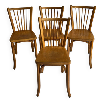 Set of 4 Baumann bistro chairs