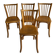 Lot de 4 chaises bistrot Baumann