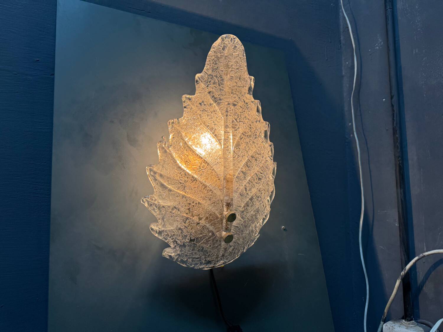 Murano Glass Sconces Set of 2 1970’s