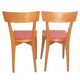 Pair of 50s bistro chairs