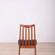 Chaises de salle à manger en tissu et teck par Leslie Dandy pour G-Plan, années 1960, ensemble de 6