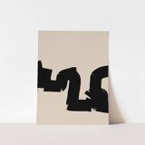 Abstract lines giclee print, 50x70cm