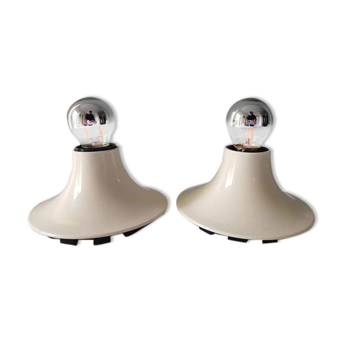 Paire d'appliques artemide "teti" de Vico Magistretti