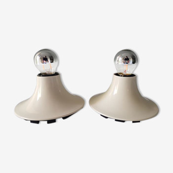 Pair of wall lamps artemide "teti" Vico Magistretti