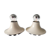 Pair of wall lamps artemide "teti" Vico Magistretti