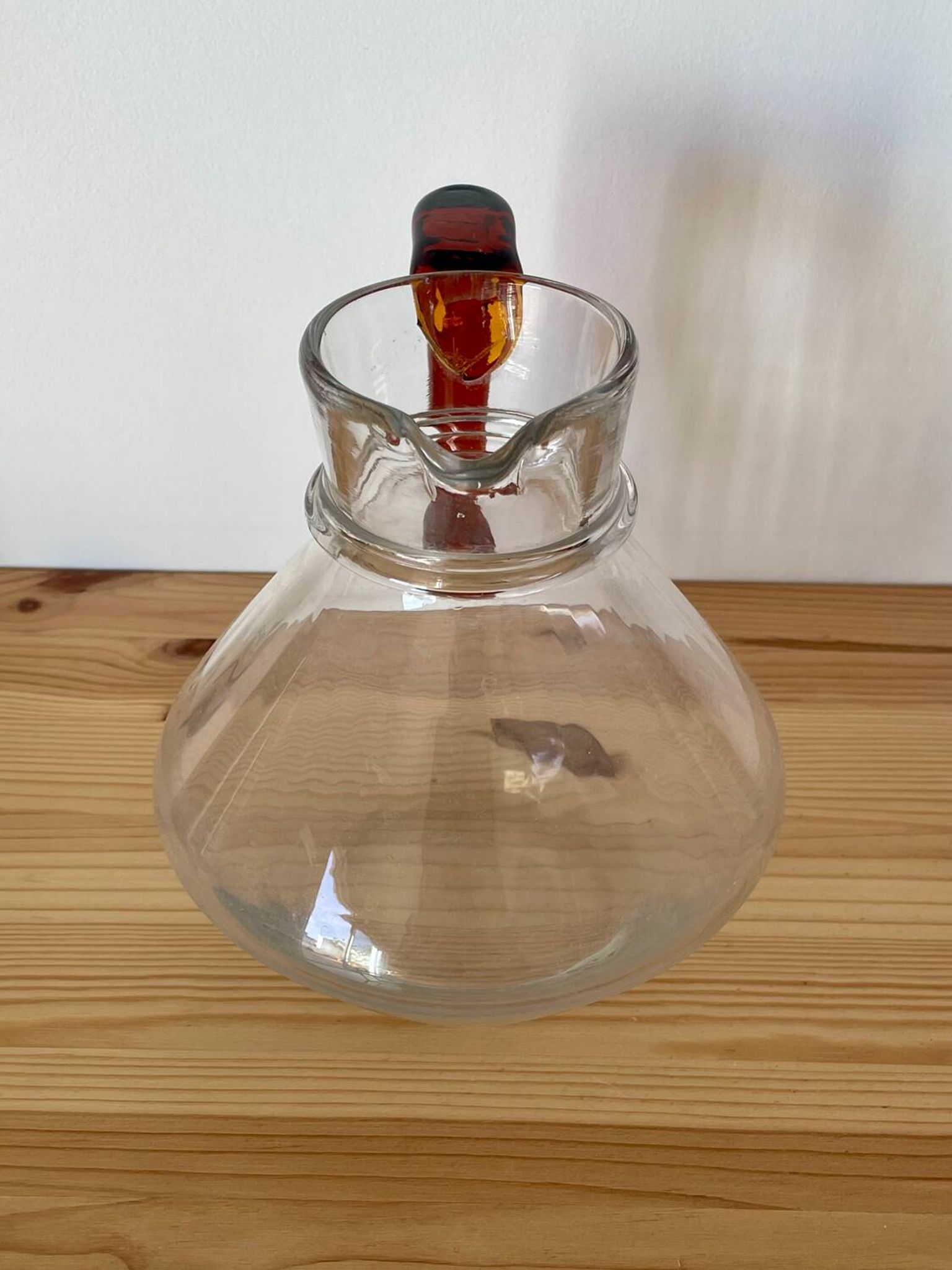 1970s glass carafe
