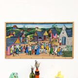 Vintage Naive Art Painting SKU: 4260302