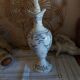 Vintage Moustier ewer vase