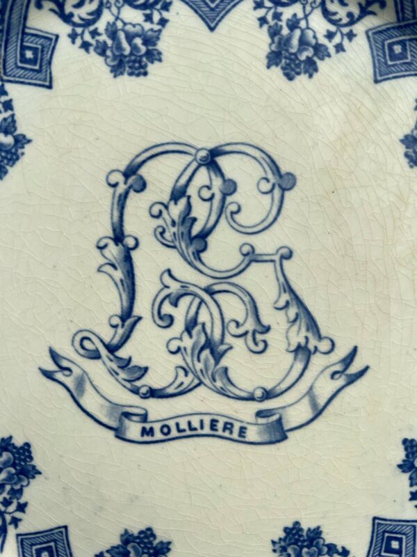 Gien - rare série partie de service de château français