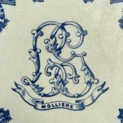 Gien - rare série partie de service de château français