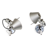 Pair of Tolomeo Artemide wall lights – Italian design – aluminum