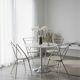 Set of 4 folding chairs "Cinderella" – Design by Hiroyuki Yamakado, c. 1