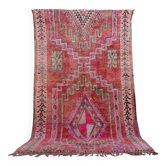 Vintage pink Berber rug