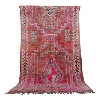 Tapis berbère vintage rose
