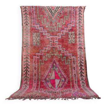 Tapis berbère vintage rose