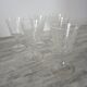 6 Old White Arabesque Pattern Stemmed Glasses H 11 cm