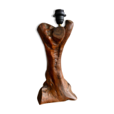 Anthropomorphic wooden lamp foot