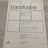 Affiche médical transfusine