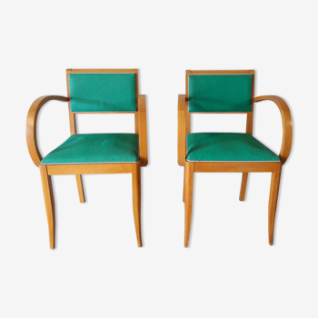 Pair of Bridge armchairs