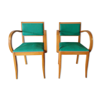 Pair of Bridge armchairs