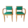 Pair of Bridge armchairs